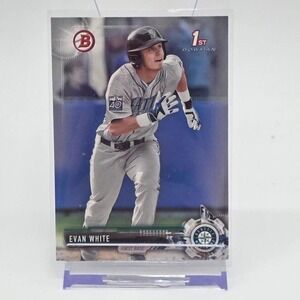 2017 Bowman Draft Evan White 1st Bowman Seattle Mariners #BD-171 Prospect Card